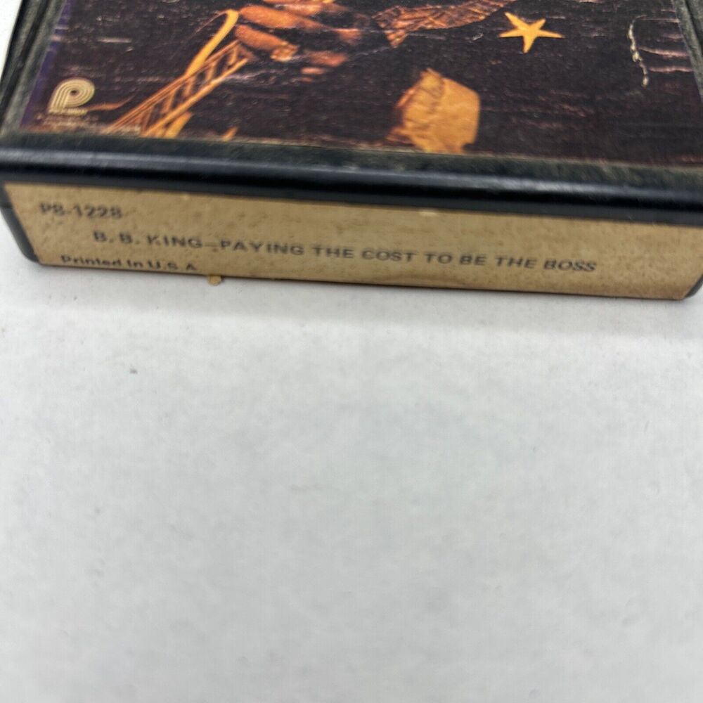 Untested B.B. King Paying The Cost To Be The Boss 8-Track Tape May Not Play Work - Picture 2 of 5